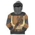 thumbnail image 2 of Star Wars The Mandalorian Mando Sublimated Costume Hoodie (Little Boys & Big Boys), 2 of 5