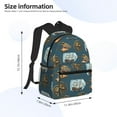 thumbnail image 3 of Fotbe Miniature Ship In Bottle Lightweight Casual Laptop Backpack for Men and Women, Daily use Waterproof backpack, Backpack for College, 3 of 7