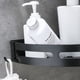 thumbnail image 4 of Shower Corner Shelf Shower Caddy Aluminum Bathroom Shelves-Strong Adhesive (No Drilling) Removable Hooks Rustproof Aluminum Basket Organizer Hanging Storage Levamdar 2034909-3, 4 of 8