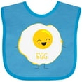 thumbnail image 3 of Inktastic Cute Kawaii Fried Egg Boys or Girls Baby Bib, 3 of 4