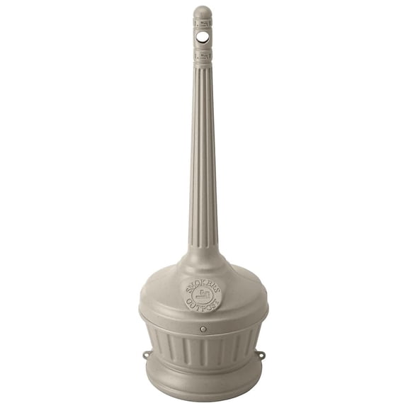 Smokers Outpost Outdoor Ashtray - Beige 1.25 Gallon Receptacle