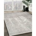 thumbnail image 2 of Ahgly Company Indoor Round Contemporary Dark Gray Abstract Area Rugs, 4' Round, 2 of 6