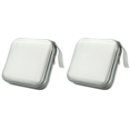 thumbnail image 1 of Estuche de Almacenamiento FLhrweasw para CD y DVD Organizador de Billetera Blanco 40 Uds, 1 of 6