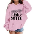 thumbnail image 4 of CONFREE Hoodies for Teen Girls Long Sleeve Hooded Sweatshirt for Girls Trendy Big Sister Letter Prints Fashion Preppy Pullover Tops With Pocket, 4 of 4