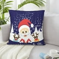 thumbnail image 6 of ZICANCN Decorative Throw Pillow Covers , Cartoon Cute Santa Couch Sofa Decorative Knit Pillow Covers for Living Room Farmhouse 24"x24", 6 of 8