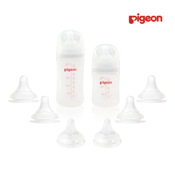 Set de biberones Pigeon con tetinas