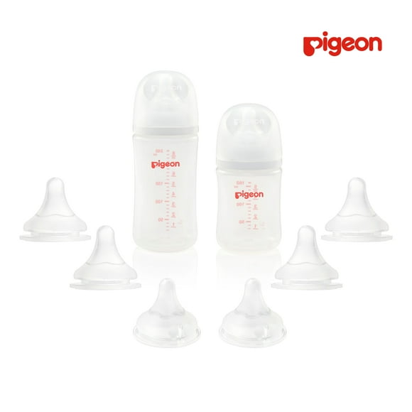 Set de biberones Pigeon con tetinas