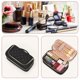 thumbnail image 2 of Bolsa de maquillaje OCHEAL, pequeña, portátil, de viaje para mujer, color negro, 2 of 9