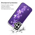 thumbnail image 2 of Butterfly on Purple Flower Leather Wallet Case for iPhone 16 Pro Max 16E 16SE4 16PRO Wallet Case Card Holder Flip, 2 of 7