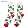thumbnail image 3 of BadPiggies 2 Pairs Christmas Holiday Socks Cartoon Funny Cute Hosiery Warm Winter Socks for Women, 3 of 10