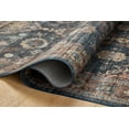 thumbnail image 4 of Machine Washable Area Rug 6 Round, Loloi Anniston Denim / Sunset, 4 of 5