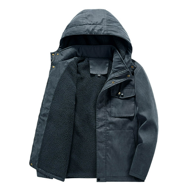 Odeerbi Winter Coats For Men Heavy Coat New Trendy 2024 Casual