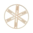 thumbnail image 1 of Unatoiry Wick Centering Tool Candle DIY Making Practical Wick Stabilizer Round Holder Light Brown Diameter 5.91 inch, 1 of 6