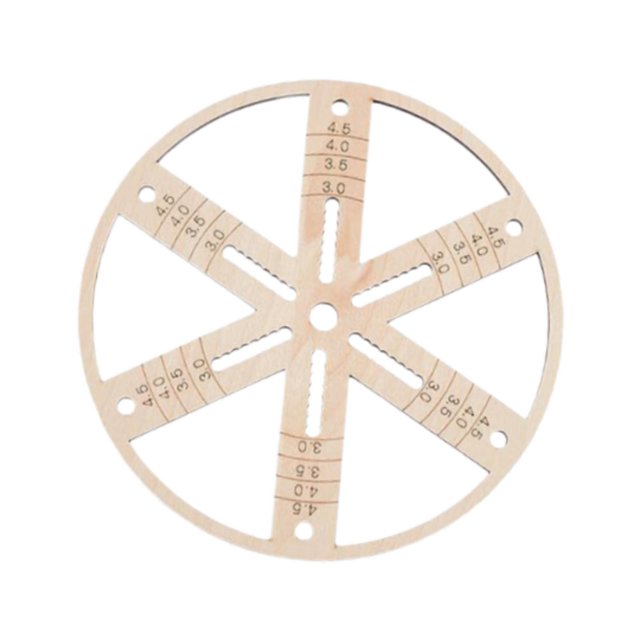 Unatoiry Wick Centering Tool Candle DIY Making Practical Wick Stabilizer Round Holder Light Brown Diameter 5.91 inch