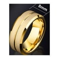 thumbnail image 7 of Matching Rings Yellow Gold Plated Couple Rings 1CT CZ Wedding Ring Sets for Him and Her Ring, 7 of 7