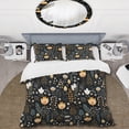 thumbnail image 2 of Designart "Rustic Charm In Black And Yellow Garden" Floral Bedding Covert Set - Cottage Bed Set With 2 Shams, 2 of 5