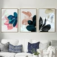 thumbnail image 2 of 3Pcs Fashionable Leaf Pattern Canvas Wall Art Painting Printed Picture Home Office Decor, 2 of 7