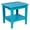 Blue, variant on Shine Company Rectangular Traditional Wood Indoor/Outdoor Side Table in Blue
