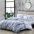thumbnail image 2 of City Scene Sokal Cotton Blue 3 Piece Comforter Set-Full/Queen, 2 of 8