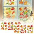 thumbnail image 2 of ZMKIAG 6-Pack Autumn Window Stickers with Maple Falling Leaf Pine Cone Design - Thanksgiving Decorations for Indoor and Outdoor Parties, Easy Apply and Remove, 2 of 4