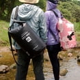 thumbnail image 2 of YUMQUA Waterproof Dry Bag Backpack 40L, Roll Top Floating Waterproof Storage Bags for Kayaking, Boating, Swimming, Hiking, Camping and Fishing, Black, 2 of 6