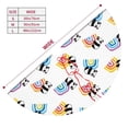 thumbnail image 3 of Rateoe Panda And Rainbow Print Christmas Tree Skirt 30" for Xmas Holiday New Year Party Circle Tree Mat Ornaments Decoration, 3 of 7