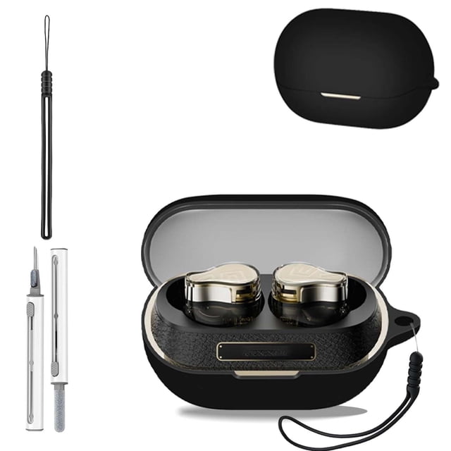 Funda protectora para auriculares SoundPEATS H3, color negro