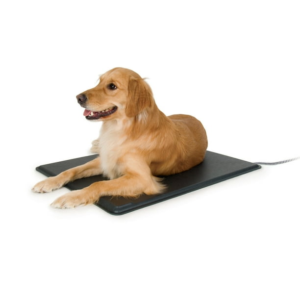 K&H Pet Products Lectro Kennel Dog Mat, Large, Black