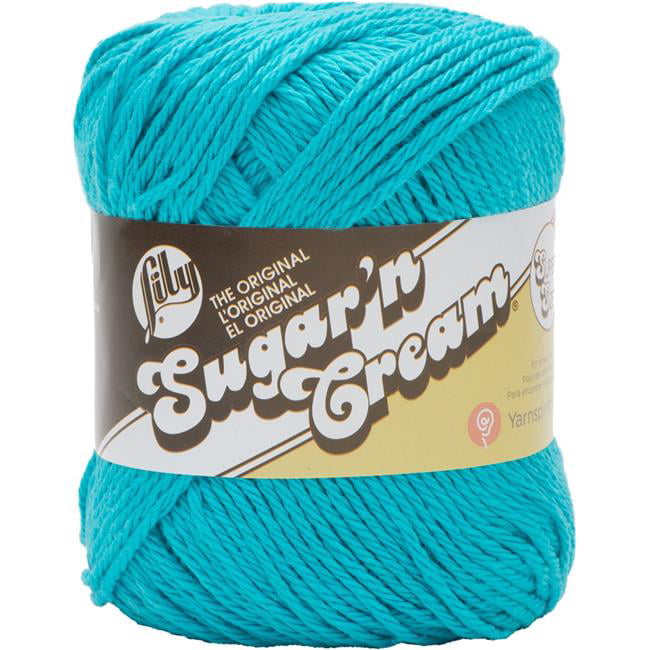 Solids Super Size-Aquamarine Spinrite Lily Sugar'n Cream Yarn 