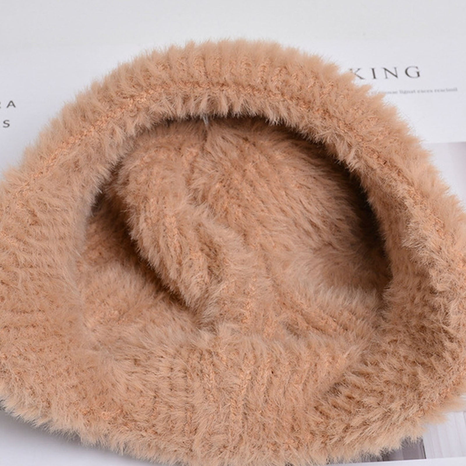 Tanhomme Hats, Winter Hats for Warm Thermal Fleece Lined, Thick Knit Fashion Cap for Guys Women's Fashionable And Versatile Dome Ear Knitted Hat To Keep Out The Cold