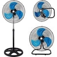thumbnail image 1 of VENTILADOR DE 18 PULGADAS PISO Y PARED 3 EN 1- 3 VELOCIDADES, 1 of 4