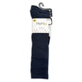 thumbnail image 4 of MeMoi Write On Camp Kids Cotton Blend Knee High Socks 3-Pack - Girls - Female, 8-9, Charcoal, 4 of 11