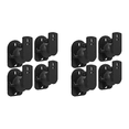 thumbnail image 1 of 8PCS Universal Speaker Wall Mount Bracket Ceiling Stand Clamp with Adjustable Swivel and Tilt Angle Rotation, 1 of 7