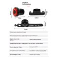 thumbnail image 5 of Bike Tail Light Smart,Brake Sensing Bicycle Rear Lights for Night Ride,Ultra Bright LED Back Lights,Type C USB Rechargeable,Cycling Safety Taillight Accessories(Double base), 5 of 5
