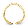 thumbnail image 2 of 14K Yellow Gold Ring Band Toe Polished, Size 6, 2 of 5