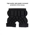 thumbnail image 4 of Toystoory Hip Butt Pad Skateboard Sports Gear Rodilleras Herramientas de protección de esquí patinar Negro Toystoory OD022047-02, 4 of 6