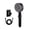 black #0, variant on High-Pressure Handheld Showerhead with 8 Spray Modes | ABS Black Shower Head for Elderly & Kids | 9.45x3.54 Inches | Hard Water Filter | Gym & Home Use