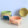 thumbnail image 3 of Raised Cat Food Bowl Neck Protection Anti-Vomiting Elevated Dog Bowls with Stand Single Dish for Small Medium Dogs, 3 of 14