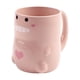 thumbnail image 4 of Portacepillos de dientes para baño, vaso para beber, enjuague bucal portátil de hotel con dibujos animados de agua Rosa, 4 of 9