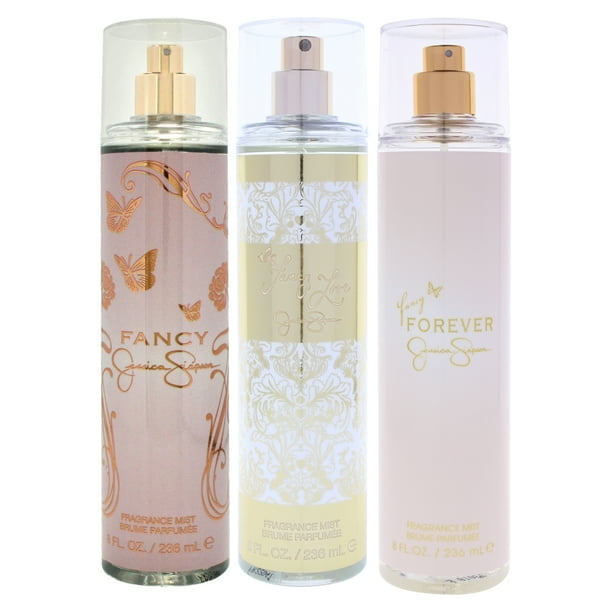 Perfume Jessica Simpson Fancy Kit para mujer, juego de 3 piezas