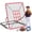 Red, variant on Baseball Rebounder Net with 12-Angle Adjustment & 9-Pocket Strike Zone, Multi-Sport Training Net for Soccer Volleyball Basketball Backyard Practice Equipment