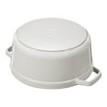 thumbnail image 4 of STAUB La Cocotte Cocotte Ronde en Fonte 3,7 L, Truffe Blanche, 4 of 11