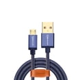 thumbnail image 1 of SAMA SA-30401 USB2.0 to micro USB data & charging cable with braid 1.5M Blue, 1 of 10