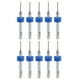thumbnail image 1 of Brocas de PCB de carburo de tungsteno de 0.9mm para herramientas rotativas CNC, 1/8 de pulgada, 10 piezas, 1 of 3