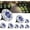 Warm White, variant on Solar Ground Lights 4 Pack, Upgraded Solar Garden Lights Waterproof Long Lasting for Pathway Walkway Patio (Cool White)