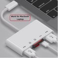 thumbnail image 4 of Hub USB 3.0 Baoblaze 5 Puertos USB C Hub Adaptador de Concentrador Tipo C Portátil 5 en 1, 4 of 6