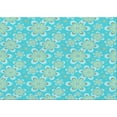 thumbnail image 1 of Ahgly Company Machine Washable Indoor Rectangle Transitional Jellyfish Green Area Rugs, 3' x 5', 1 of 7