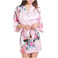 thumbnail image 1 of LSLJS Cardigan Imprimé Ample pour Femmes Ceinture Peignoir Court, Robes Cadeaux pour Femmes, 1 of 4