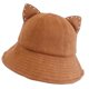 thumbnail image 1 of Women Cartoon Bucket Hat Cute for Rhinestone for Cat Ears Short Brum Party Fishe, 1 of 4