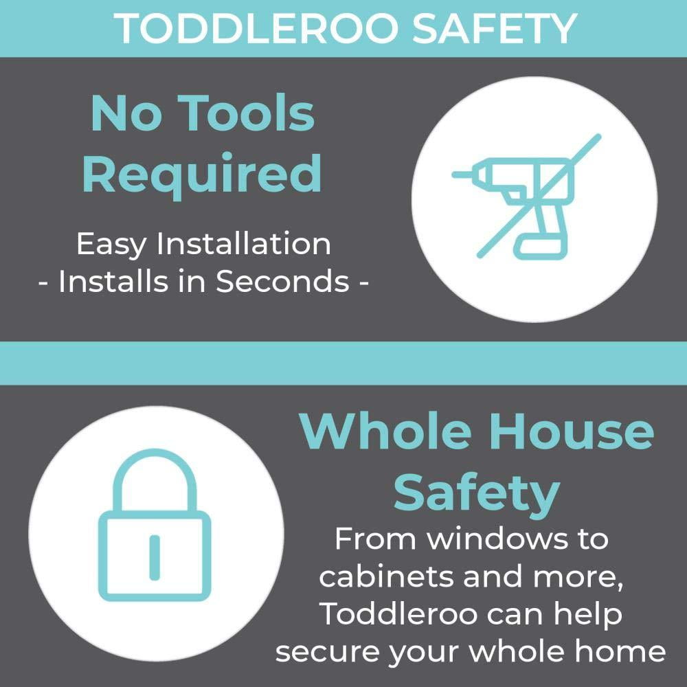 Toddleroo by North States Child Safety Premium Pinch Protector, White